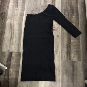 Black one sleeve dress from bebe
